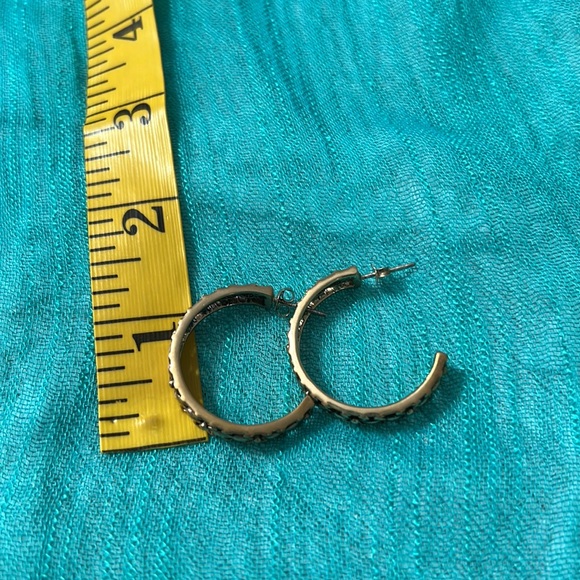 Gold Brass Hoops by Barse - Picture 4 of 5